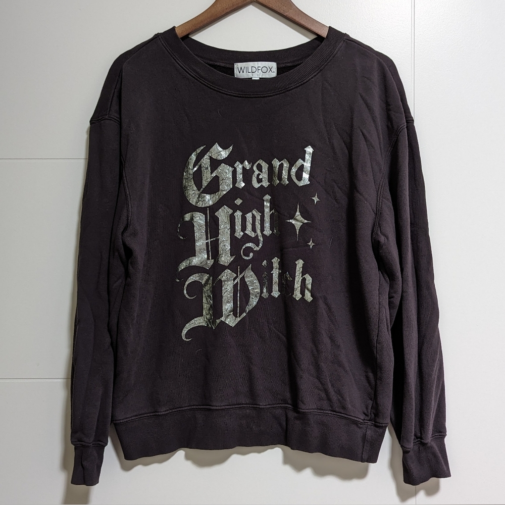 Wildfox black sweatshirt in size medium
